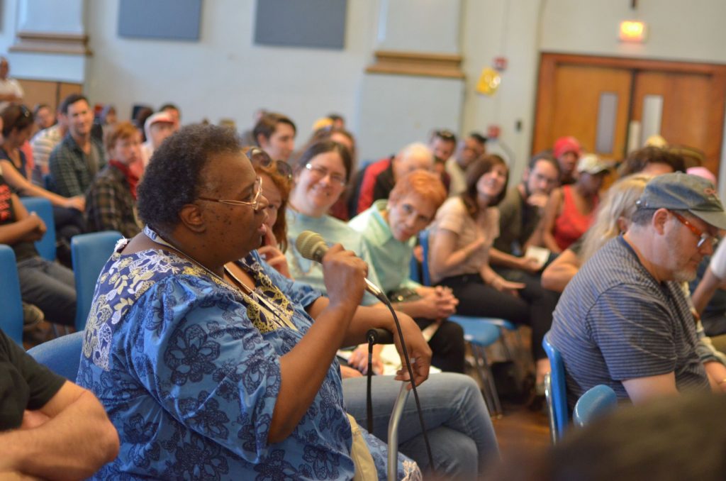 OTR resident gives a powerful speech about ongoing racism in Cincinnati Photo: John Bealle