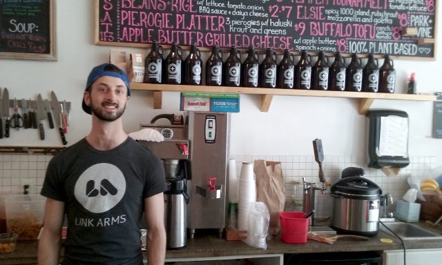 Zef, head chef at Park + Vine, makes awesome food!